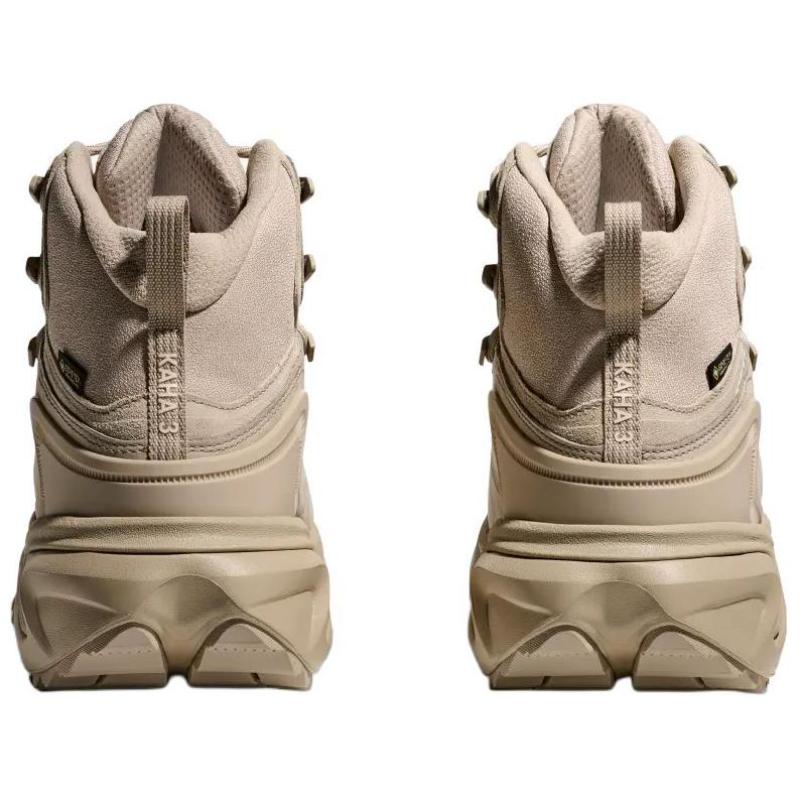 HOKA ONE ONE Kaha 3 Mid Gore Tex Raw Linen Oat Milk Women's Sneakers 1162531-RWL