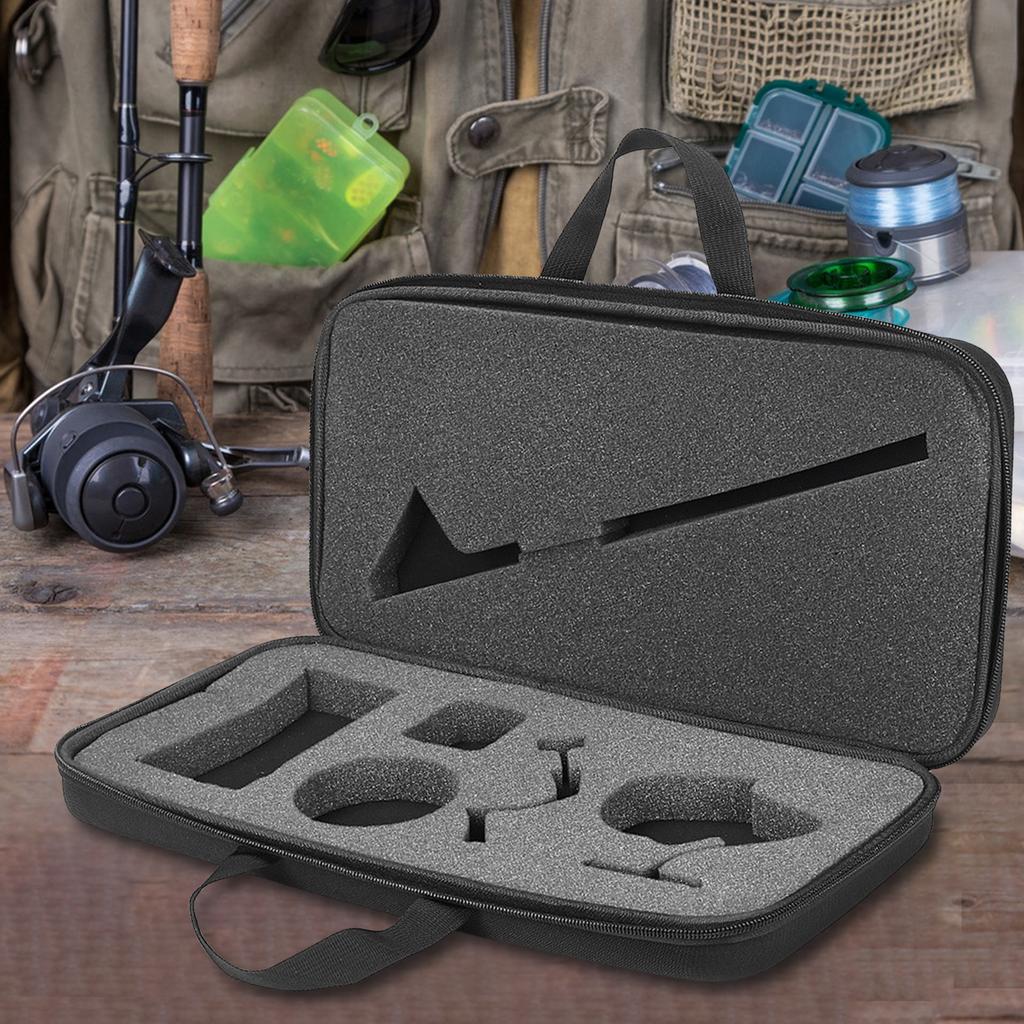 Angelrolle Aufbewahrungstasche Rolle Köder Ausrüstung Tragetasche Angelrute Rolle Tasche Für Grundfischen Schwarze Angeltasche Zubehör