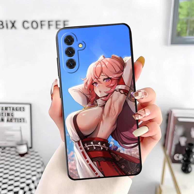 Genshin Impact Yae Miko Soft Phone Case for Samsung A17 A37 A57 A16 A26 A36 A56 A15 A25 A35 A55 A14 A24 A34 A54 A13 A23 A33 A53