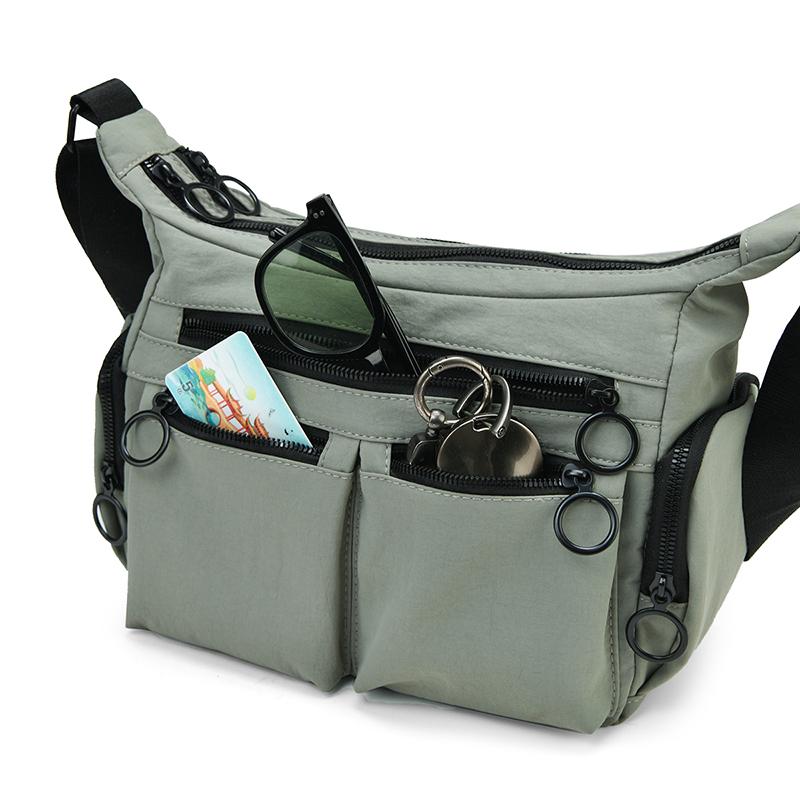Borsa da donna in nylon impermeabile Borsa a tracolla da donna Borsa a tracolla grande capacità Borsa a tracolla da viaggio Borse a mano casual Alta qualità