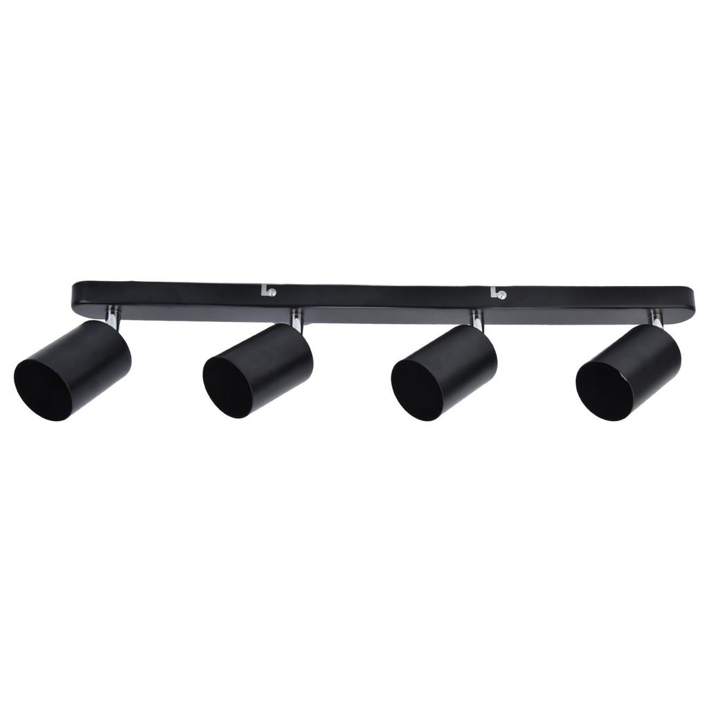 GU10 Lamp Holder 4 Head Rotating Ceiling Mounted Base for Canteen Shopping Mall Showcase