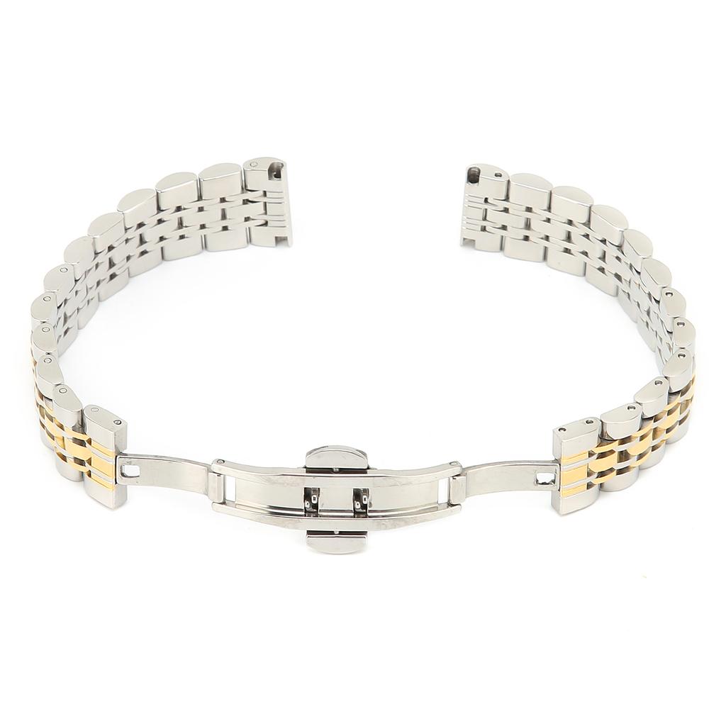 Professional Replacement Watch Band Length Adjustable Watch Strap Accessory Parts Golden16mm   0.63in