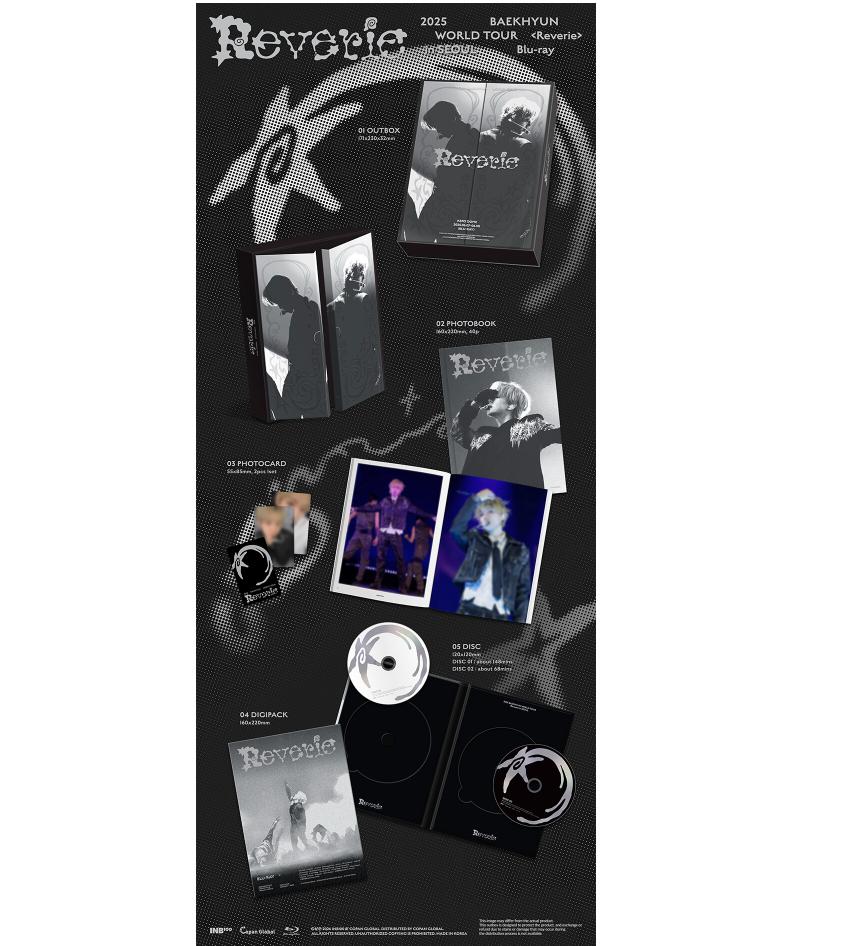 [PRE-ORDER] BAEKHYUN 2025 WORLD TOUR <Reverie> in SEOUL Blu-ray (2Discs)