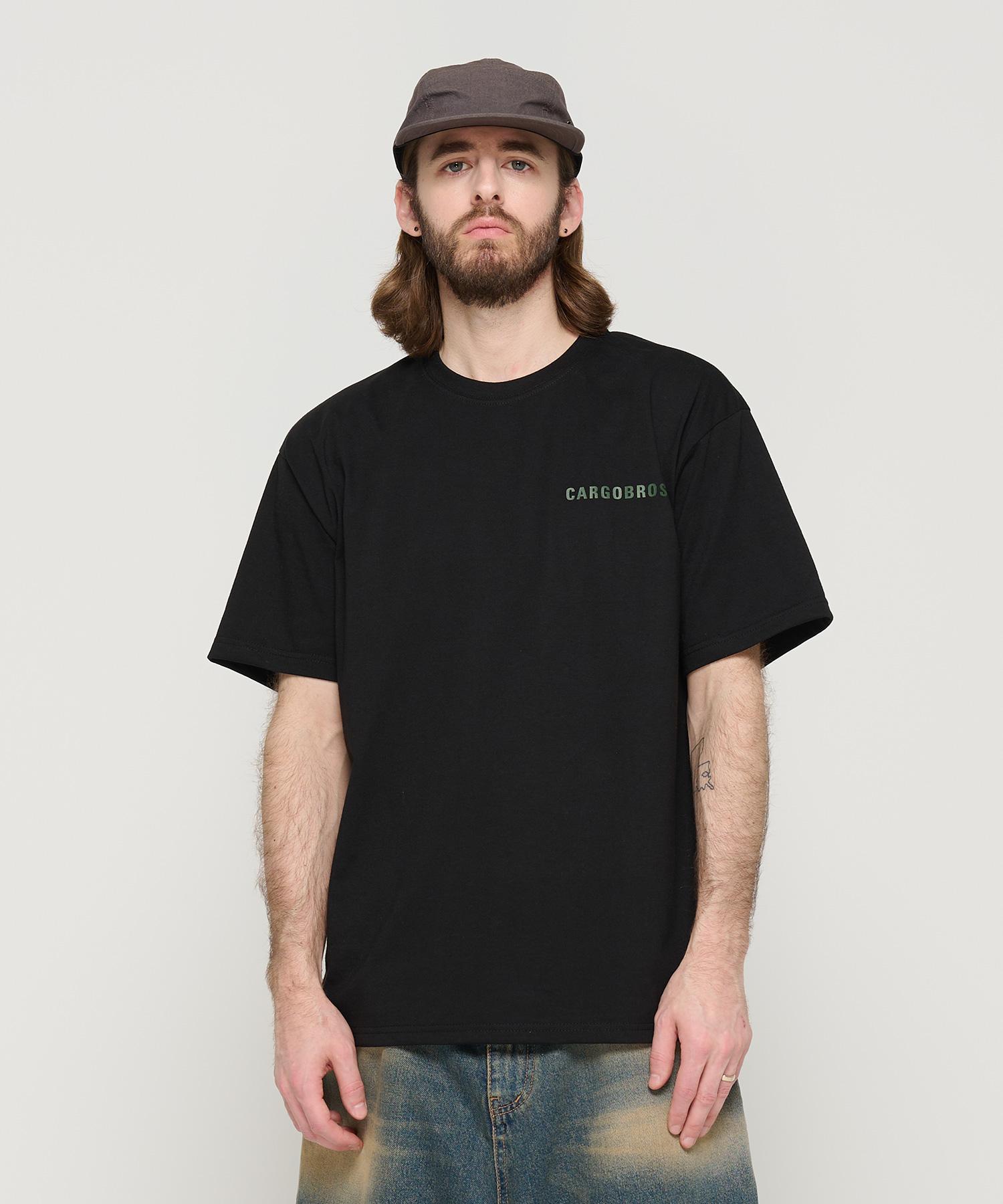 Cargo Bros Essential Logo Oversized Short Sleeve Tee (Black) 2Xl