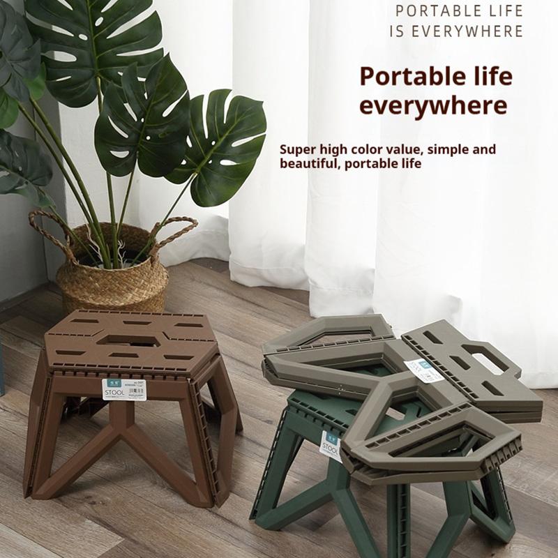 Portable Folding Outdoor Stool - High Load, Durable. For Fishing, Beach & Camping