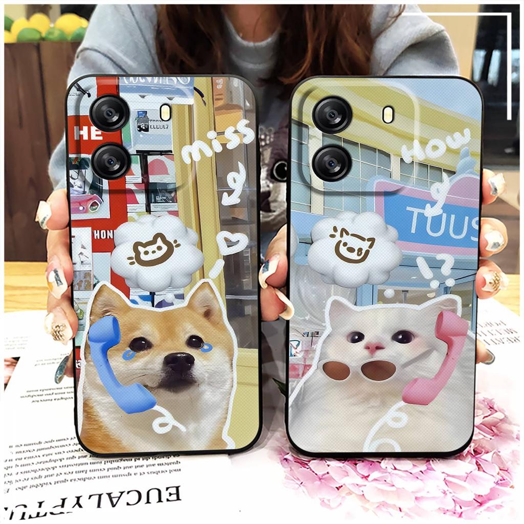 Full Wrap Cute Phone Case For Blackview Wave 6C Fashion Design Couple Phone Pouch Soft Case Durable Silicone Anti-knock