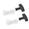2pcs Lawnmower Recoil Pull Starter Handle 1.5m Cord Rope Mower Accessories