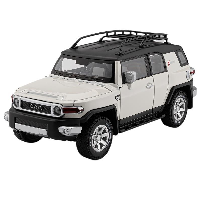 1/24 Toyota FJ Cruiser SUV Alloy Car Model Diecasts Metal Off-road Vehicles Car Model Simulation Sound Light Childrens Toys Gift