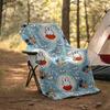 1pc Miffy1 Theme Blanket - Digital Print, Polyester, Cozy for All Seasons, Perfect for Outdoor, Camping, and Travel