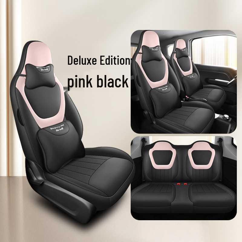 Perforated Leather Car Seat Cushion for Wuling Hongguang Mini 3rd Gen - Four Seasons Comfort