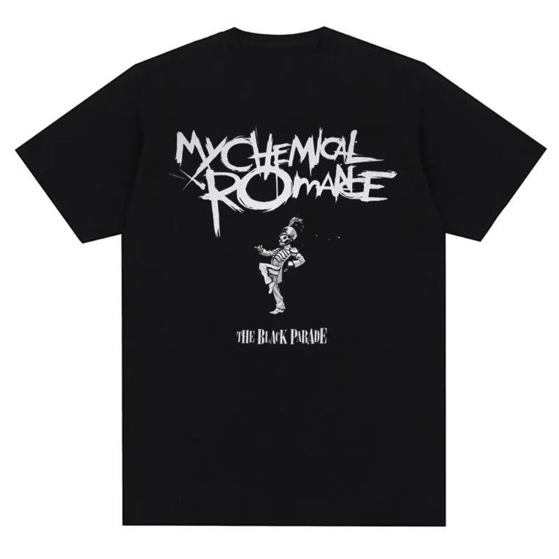 My Chemical Romance Band Mens and Womens Printed TShirts Vintage Mens and Womens Loose Clothes Unisex TShirts