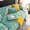 Fashion Winter Sofa Cover Thick Comfortable Plush Living Room Sofa Cushion Warm Non-Slip Velvet Sofa Backrest Armrest Cushion