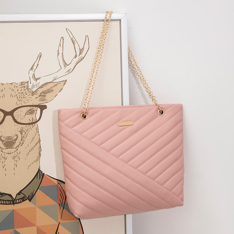 New Fashion Twill Women's Bag, Simple Casual Long-standard Shoulder Handbag, One Piece.