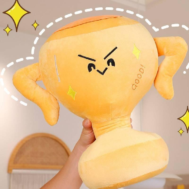 Adorable Plush Trophy Stuffed Doll Soft Pp Cotton Cute Animal Pillow Gift