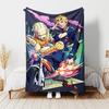 1pc Blanket JoJo's Bizarre Adventure3 Print Design, Lightweight Blanket for Sofa, Bed- Soft &Warm, Gift for All Seasons like Christmas, Halloween