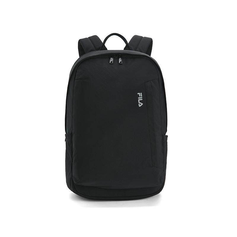 Fila White Fashion Trendy Minimalist Durable Practical Lightweight Design Versatile Fabric Backpack Regular Men backpack Black F53M623102FBK Pitch Black