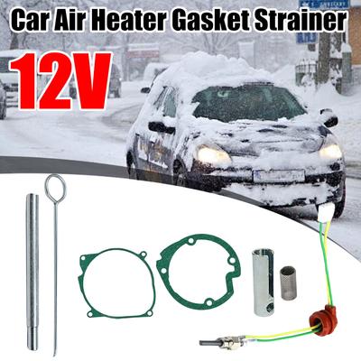 7PCS Car Air Heater Gaskets Strainers 5-8KW Glow Pin Ceramic Plug Car Parking Heating Kit Air Diesel Parking Heater Repair Kit