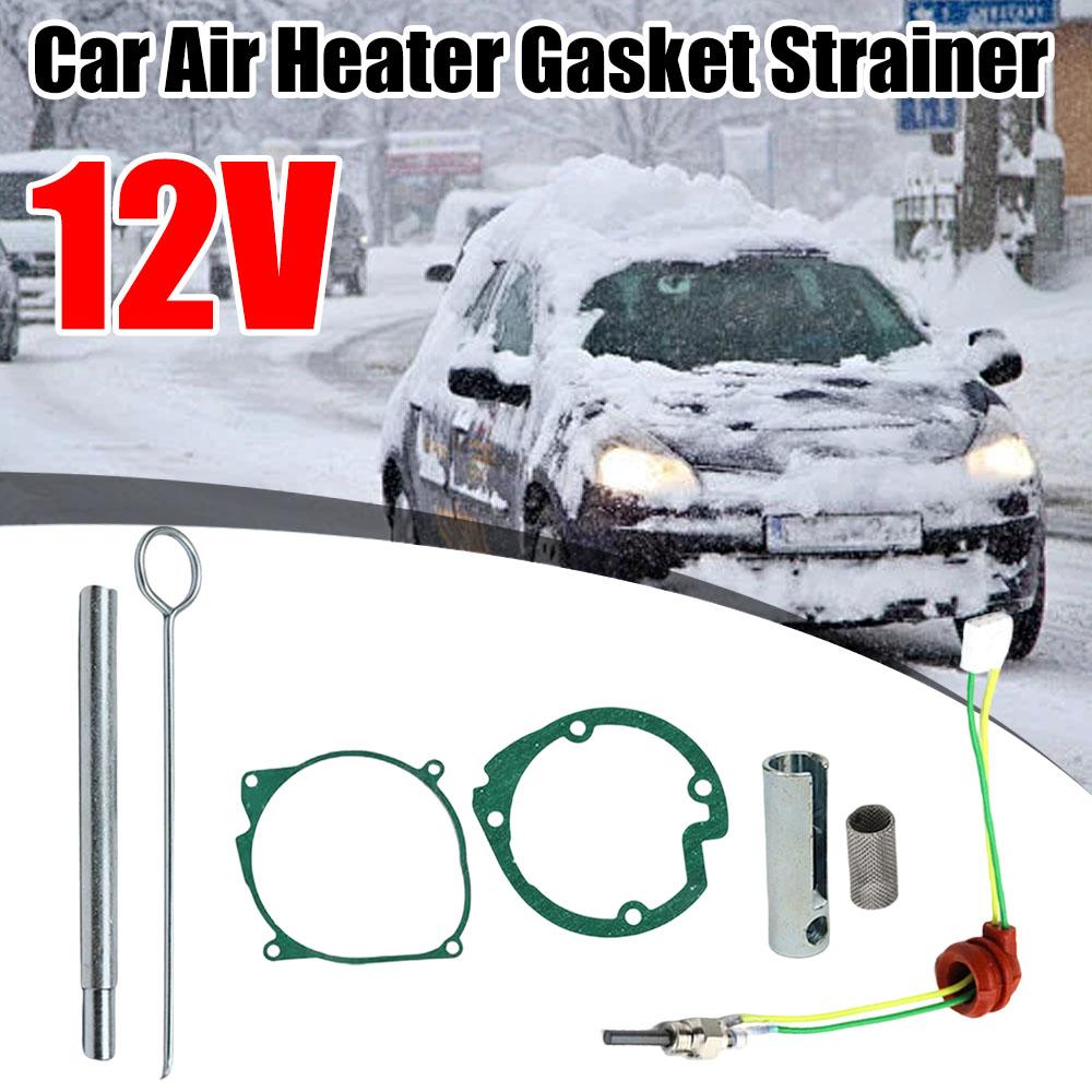 7PCS Car Air Heater Gaskets Strainers 5-8KW Glow Pin Ceramic Plug Car Parking Heating Kit Air Diesel Parking Heater Repair Kit