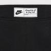 Nike Solid Color Logo Embroidered High Waist Cuffed Knit Sports Pants Kids Bottoms Black DQ8952010