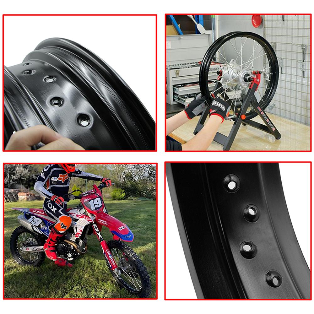 Motocross 17 Inch 1.60x17"/1.85x17"/2.15x17"/2.50x17"/3.00x17"/3.50x17" Aluminum Alloy Rims Motorcycle 32 Spokes Holes Wheel Hub