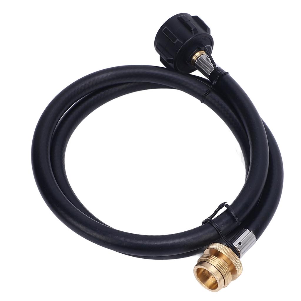 RV Gas Hose with QCC1 Connector Flexible Safe Connection 6FT Length Pigtail Hose for RV Van Trailer Gas Tank