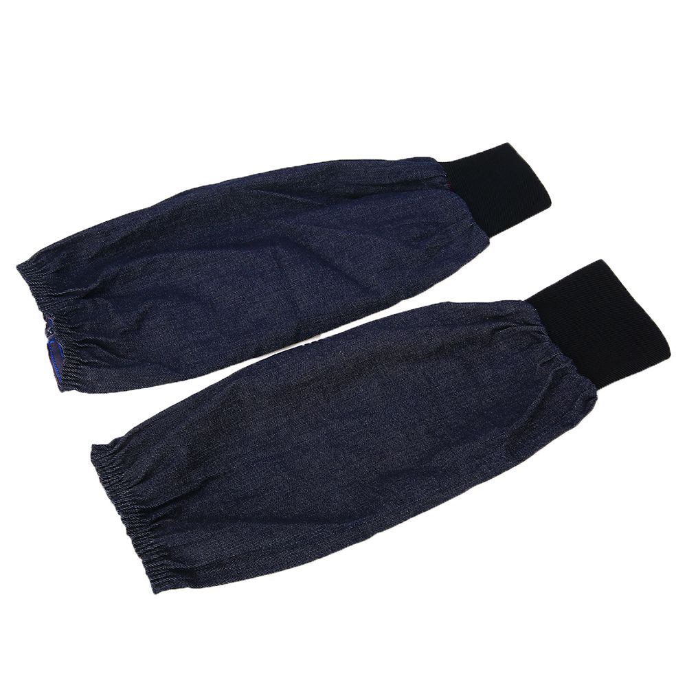 

Cut Resistant Heat Protection Safety Arm Sleeves Denim Sleeve Welding Work Supply Oversleeve синий