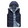 Thick Reversible Unisex Sleeveless Jacket Winter Vest Warm Men Casual Sport Coat