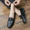 Luxury Designer Crocodile Leather Dress Office Italian Mens Casual Loafers Moccasin Brand Wedding Dress Shoes for Men Sneakers