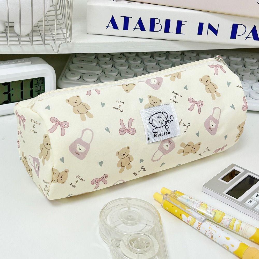 Little Bear Pen Bag Portable Stationery Storage Bag New Pencil Case Back To School