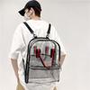 PVC transparent backpack PVC backpack PVC schoolbag Summer waterproof PVC beach bag