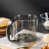 Küchenmehlsieb, Hand-Halbautomatik, Zuckersieb, Pulverstreuer, Griff, Messbecher, Werkzeug zum Backen, Küchenwerkzeuge