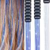 Yousheng 6Pcs Tinsel Hair Clips Easy To Install Remove Chic Look Anywhere Multicolor High Temperature Fiber Tinsel Hair