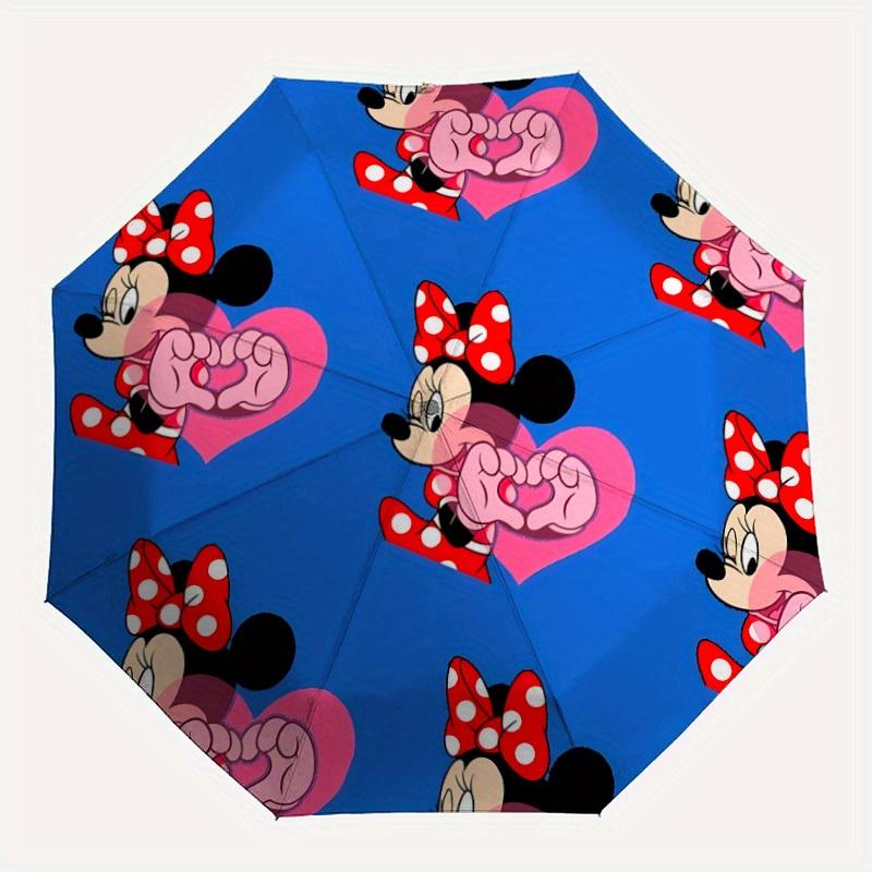 

1pc Minnie Mouse Automatic Open/close, All-Season Portable Folding Umbrella for Women & Men, Durable Frame yy250805043