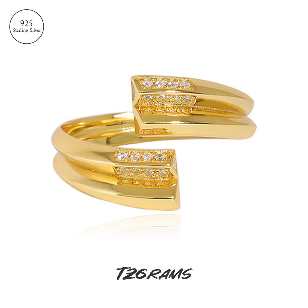 

Кольцо из стерлингового серебра 925 пробы с оригинальным геометрическим узором для женщин, роскошные дизайнерские ювелирные изделия, винтажное открытое кольцо, инкрустированное цирконием