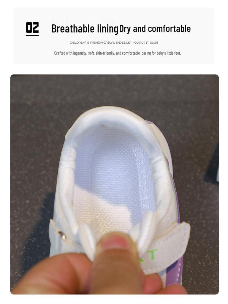 Kids' Breathable Mesh Sports Shoes - Non-slip, Versatile Casual Sneakers for Boys and Girls