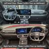 For Ford Mustang MK7 S650 2024-2026 Car Dashmat Black/Brown Leather Dashboard Cover Suede Dash Mat Pad Sunshade Accessories
