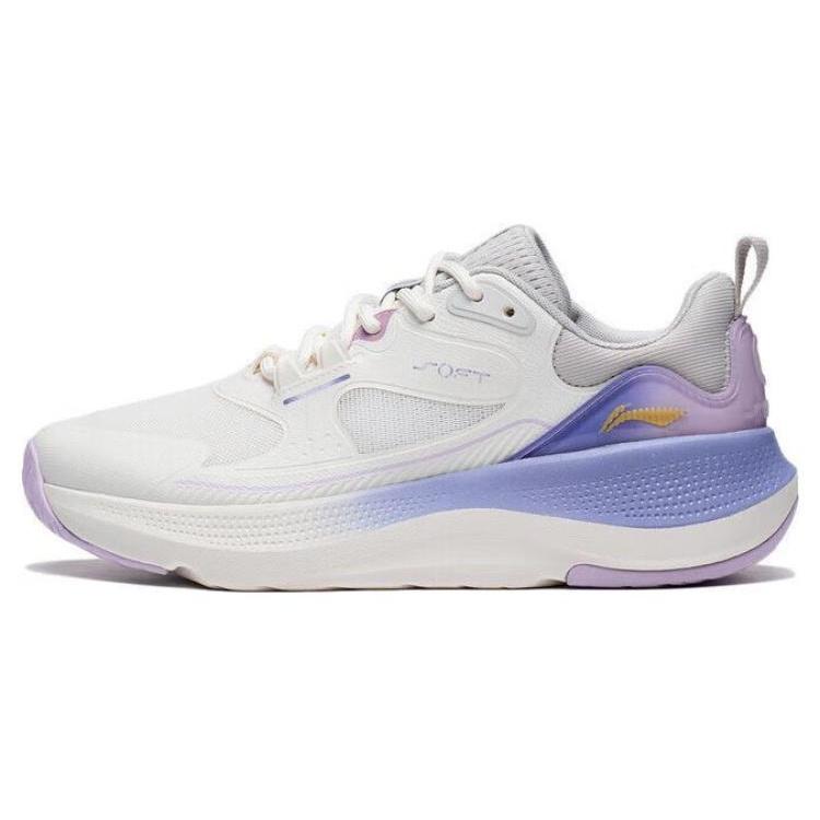 (WMNS) Li-Ning Soft Go White Purple Women s AGLT126-1 EU 37