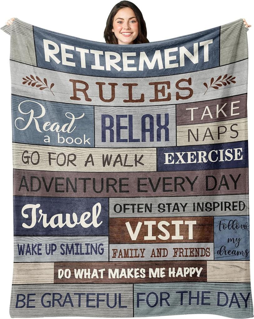 Basiole Recovery Throw Blanket for Men x Perfect Get Well Gift for Surgery Encouragement Sympathy Birthday Fathers Day Retiremen