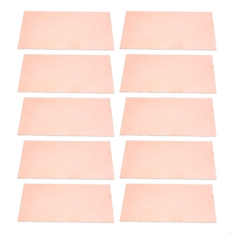 

10pcs 1.5mm Brass Fiberglass Boards Laminate Sheets for Electrical Application