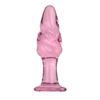 תקעים אנאליים מזכוכית צעצועי מין ורוד לילדות אוננות אנאלית מוצרים למבוגרים צעצועים אנאליים 130/160 גרם עם הברגה