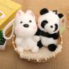 Cute Dinosaur Plush Toy With Cartoon Design And Keyring For Kids Gift