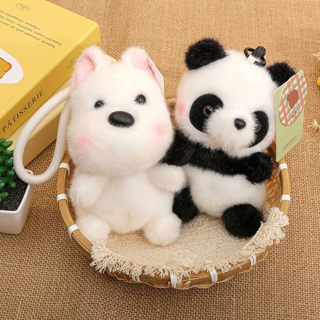 Cute Dinosaur Plush Toy With Cartoon Design And Keyring For Kids Gift