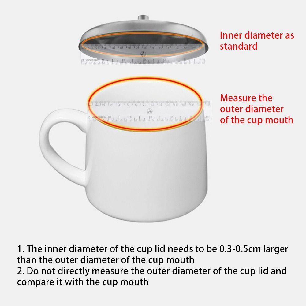 1Pcs Heat Temperature Preserve Mug Cover with Convex Handle Sealing Lid  Cup Accessories
