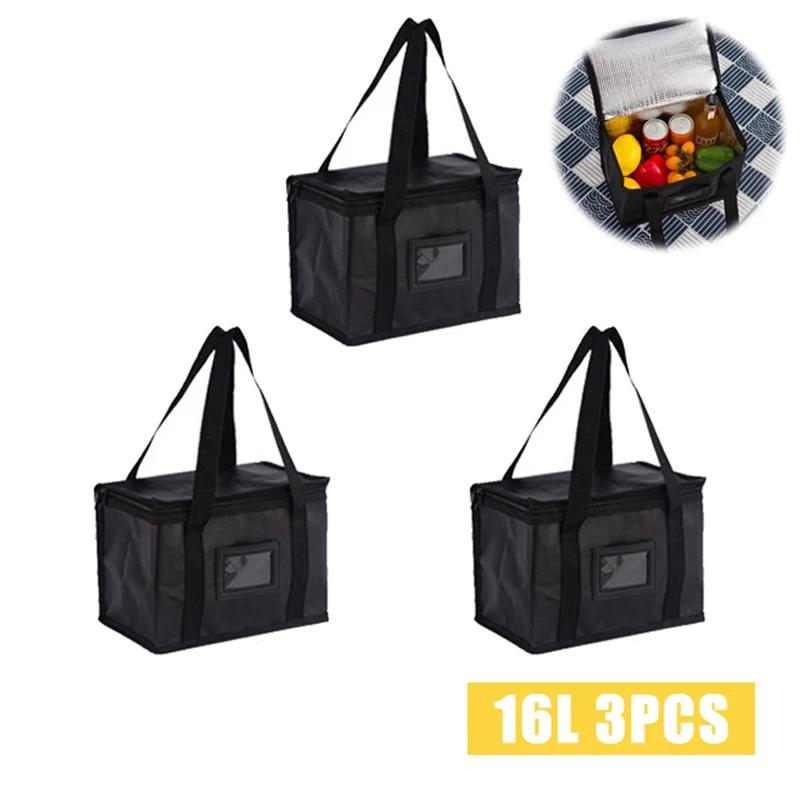 70L Insulated Thermal Cooler Bag Insulation To Keep Cold Large Capacity Portable Lunch Bag Zip Picnic Camping Tin Foil Food Bag