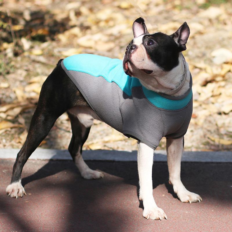 Super Stretch Fleece Pet Dog Clothes For Small Medium Dogs Winter Puppy Dog Sweatshirt French Bulldog Coat Chihuahua Pug Outfits