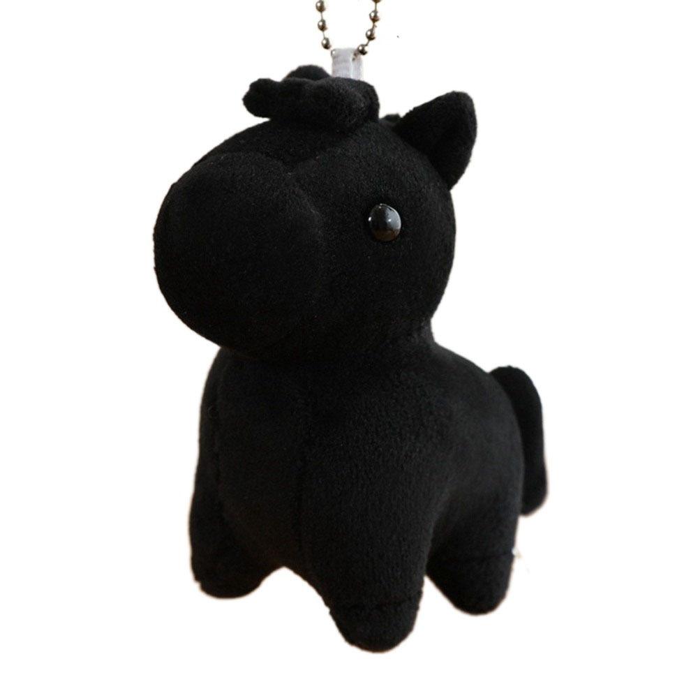Animal Pony Pendant Steed Doll Chinese New Year Gift Funny Plush Horse Keychain  Year of Horse