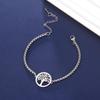 Vintage Lebensbaum Armband für Männer Frauen Edelstahl Schmuck Hochzeit Party Geschenkbox Kette Talisman Amulett Zubehör