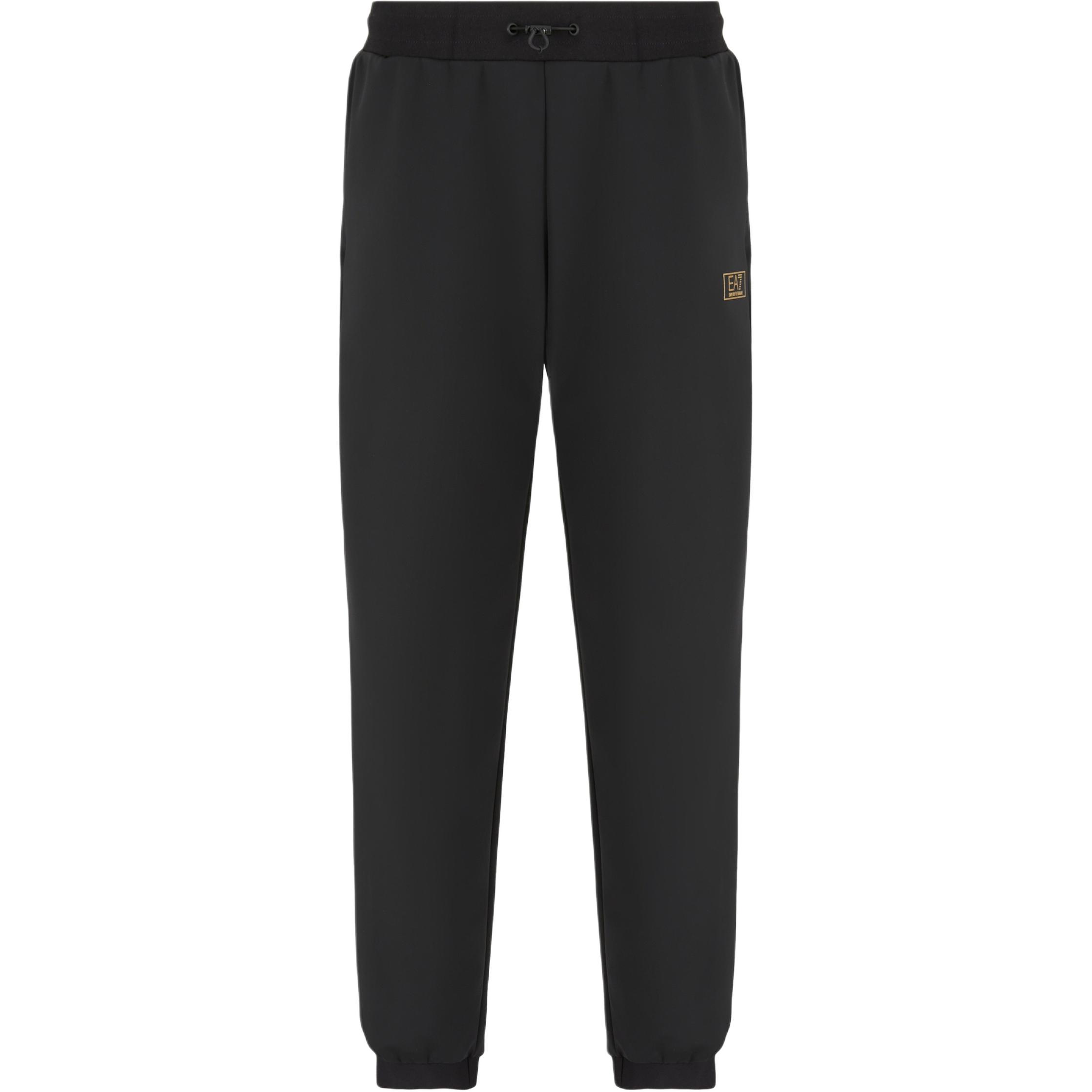 

Emporio Armani EA7 Серия Gold Label Эластичный шнурок Однотонные Повседневные брюки Мужские брюки Черный 7M000028-AF10343-UC001 L