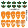 1/2 Sets Fun Carrot Felt 1-10 Number Felt Teaching Aids - DIY Free Assembly Math Cognitive Tools School Supplies