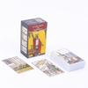 12*7cm Original Tarot Deck In Sliding Rigid Gift Box 78 Pcs Tarot Cards with Guidebook and Drawstring Pouch for Beginners